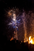 Bonfires on the Levee