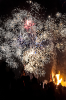 Bonfires on the Levee